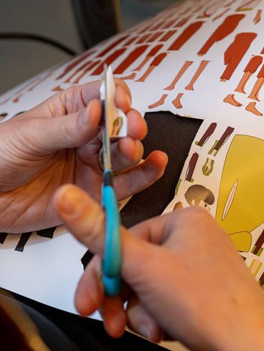 Image Atelier : animation en papier découpé